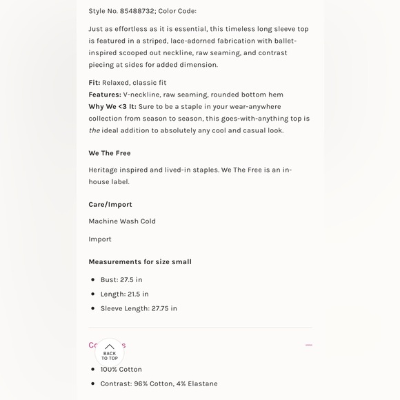 NWT Free People We The Free Eyes on You Long Sleeve in Black - Picture 9 of 10